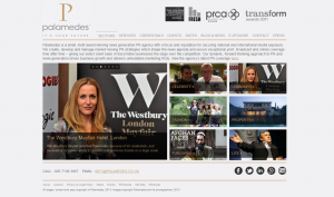 Out with the old, in with the new - the previous Palamedes PR homepage