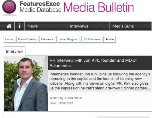 Jon Kirk PR interview Jon Kirk PR interview