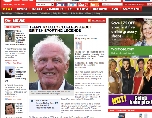 The Daily Star Online, together with a variety of hard-copy titles, cover our story for the audiobook publisher, AudioGO