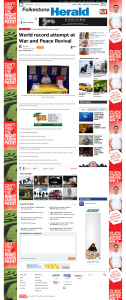 Folkestone Express coverage for Neil Blower