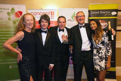 MBA Dinner with Anthony Harvison, of Palamedes PR, second left
