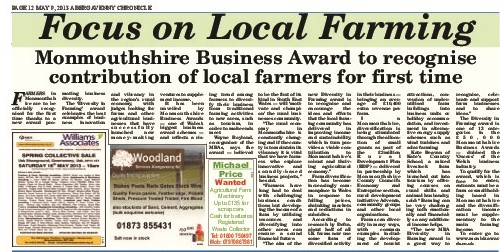 Palamedes PR secures key regional coverage in the Chronicle for the Diversity in Farming Award