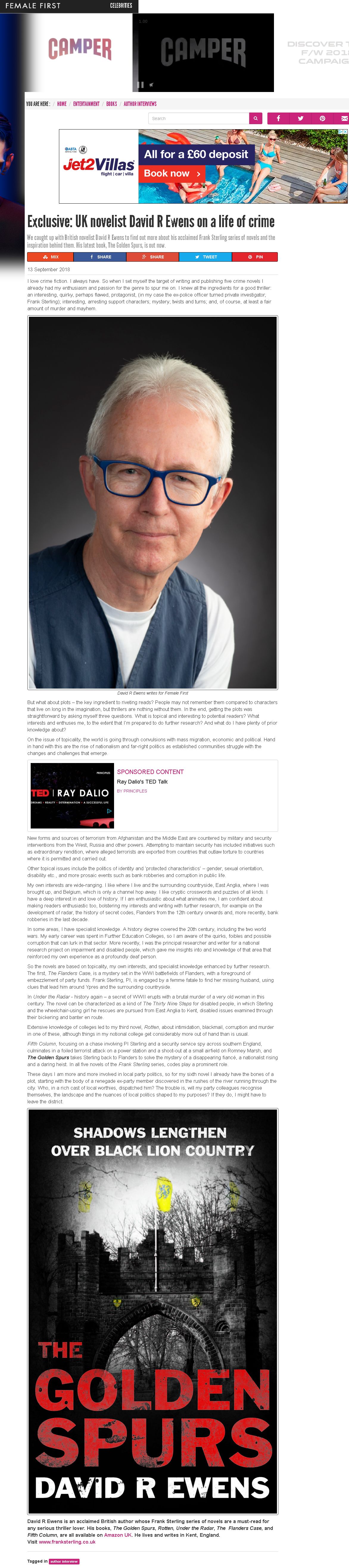 Palamedes PR, the book PR agency