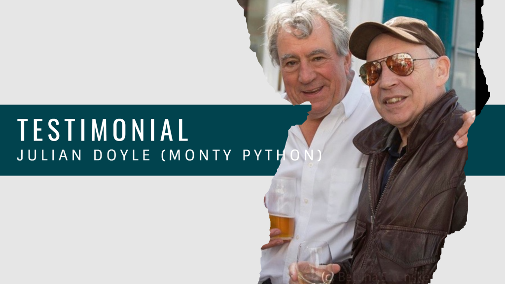 Monty Python legend Julian Doyle provides Palamedes PR with a review and testimonial following a book publicity campaign