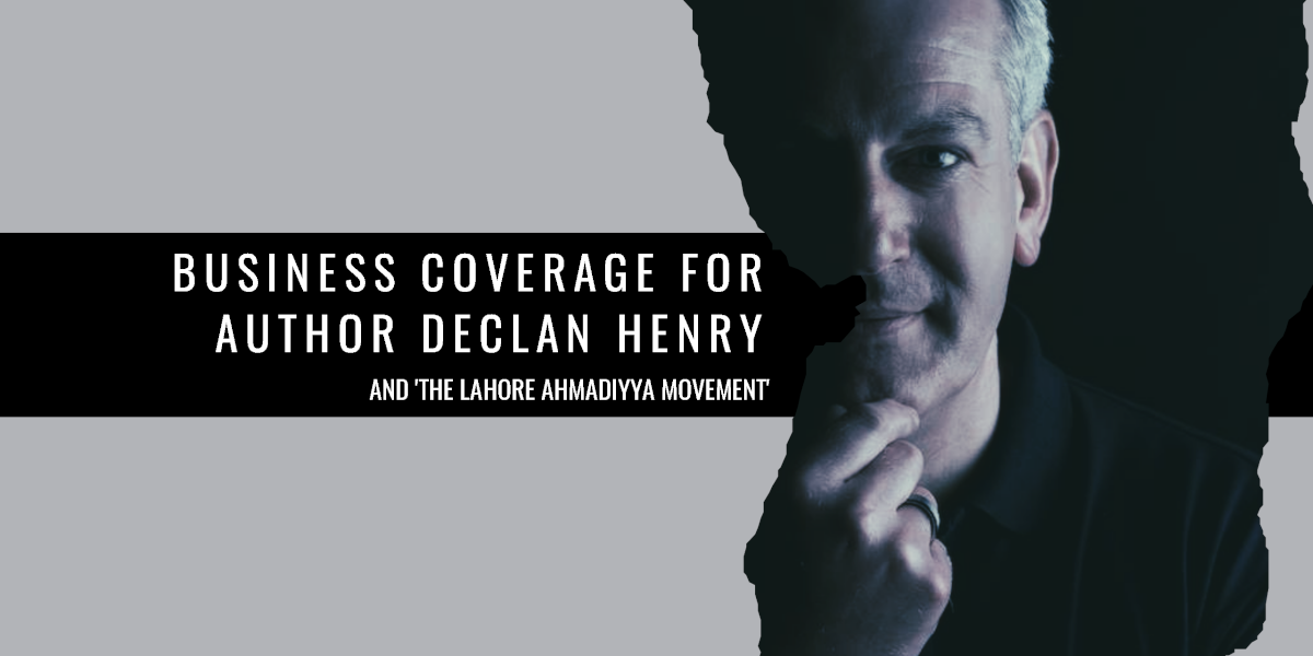 Author Declan Henry, a client of book PR agency Palamedes, features in the national business media.