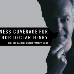Author Declan Henry, a client of book PR agency Palamedes, features in the national business media.