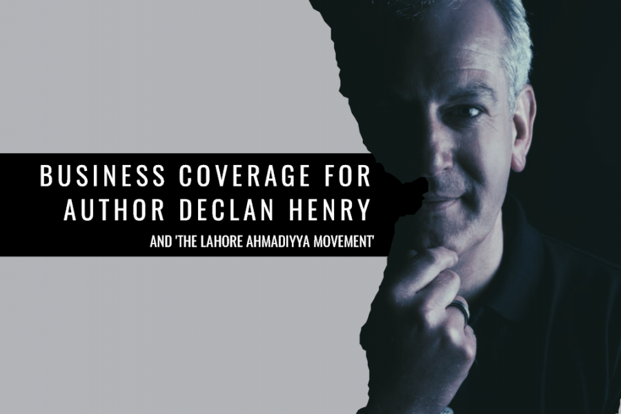 Author Declan Henry, a client of book PR agency Palamedes, features in the national business media.
