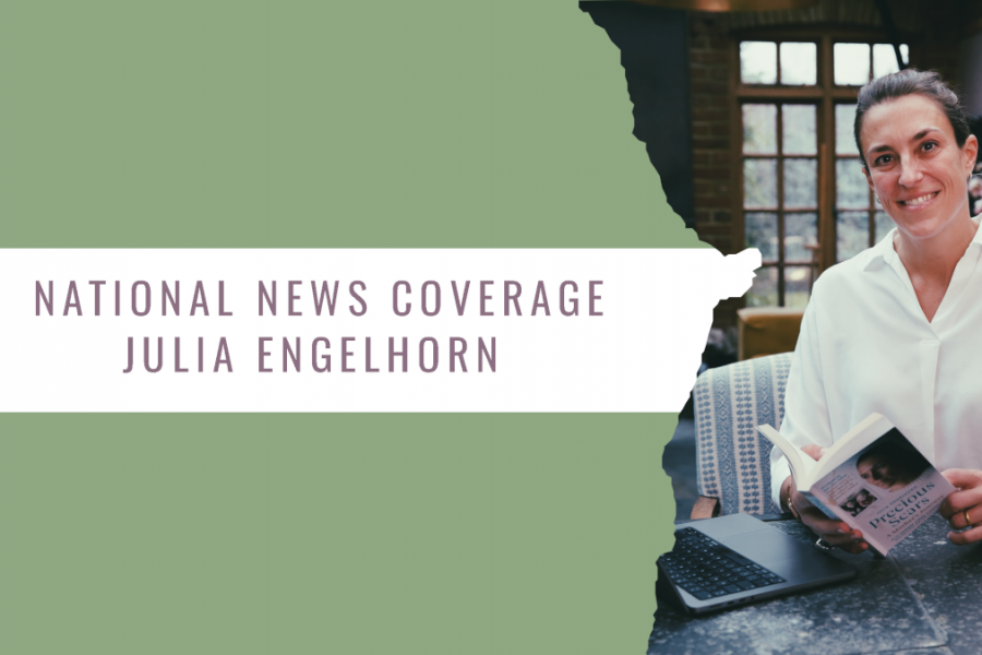 Author Julia Engelhorn receives national news coverage after launching PreciousScars.org, a first-of-its-kind online hub for parents who have lost, or fear losing, children to violent crime.